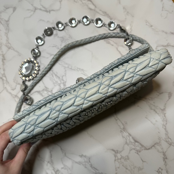 💙MIU MIU💙Matelasse Crystal Flap Bag - Picture 5 of 13